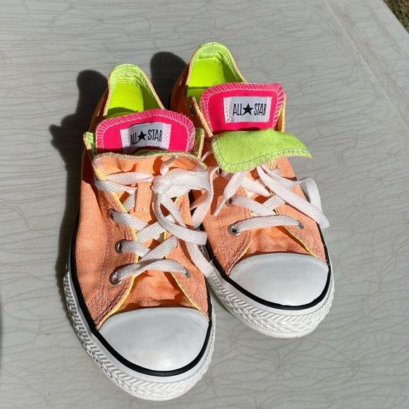 Converse Shoes Neon Converse Shoes Poshmark